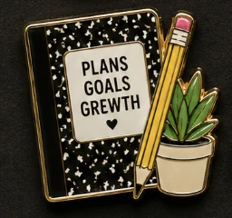 Plans Goals Growth planner cover